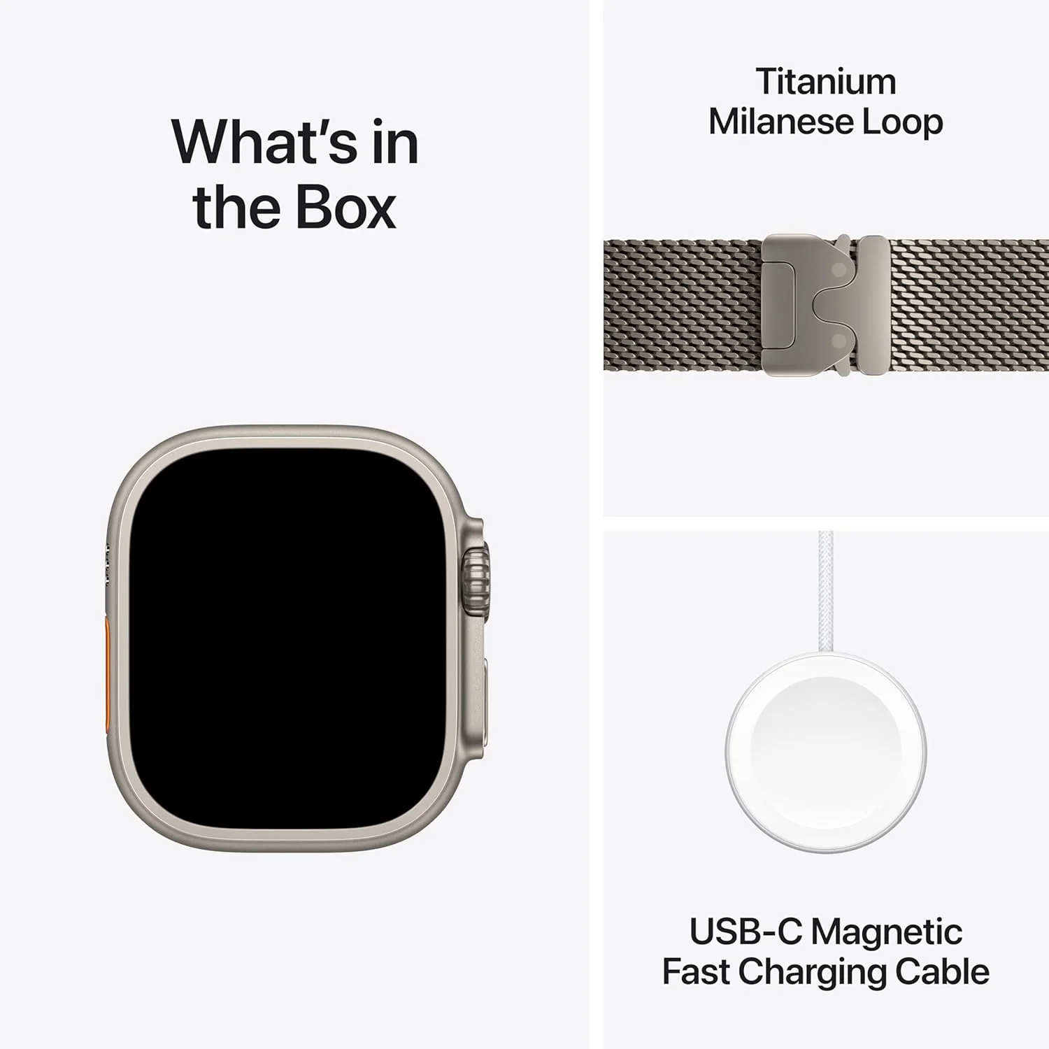 PRO ULTRA-2 GPS  Cellular 49mm Smartwatch, Sports Watch with Natural Titanium Case with  Natural Titanium Milanese Loop- M/L. Fitness Tracker, Precision GPS, Action Button - Image 3