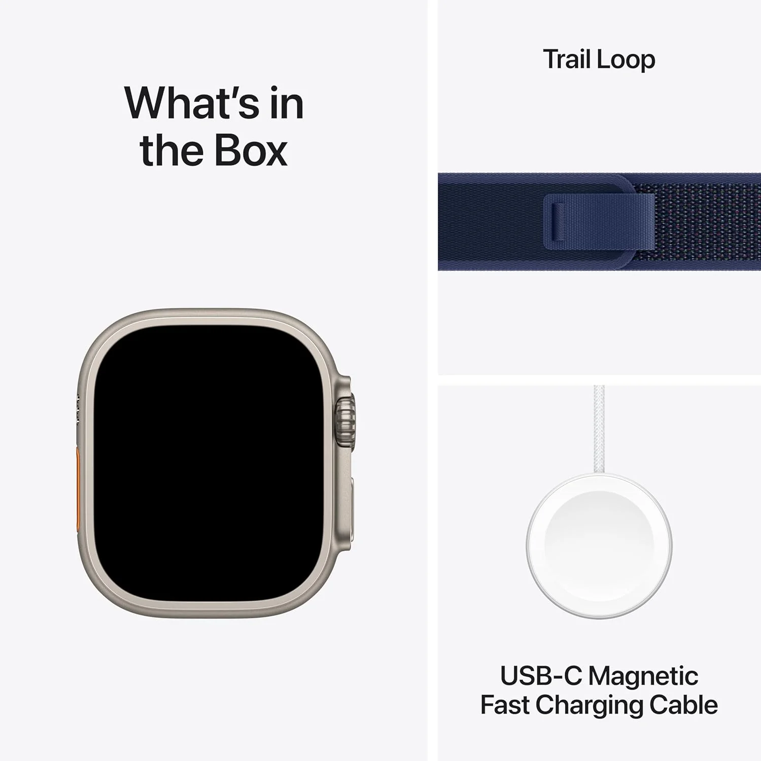 PRO ULTRA-2 GPS  Cellular 49mm Smartwatch, Sports Watch with Natural Titanium Case with Blue Trail Loop - M/L. Fitness Tracker, Precision GPS, Action Button - Image 3