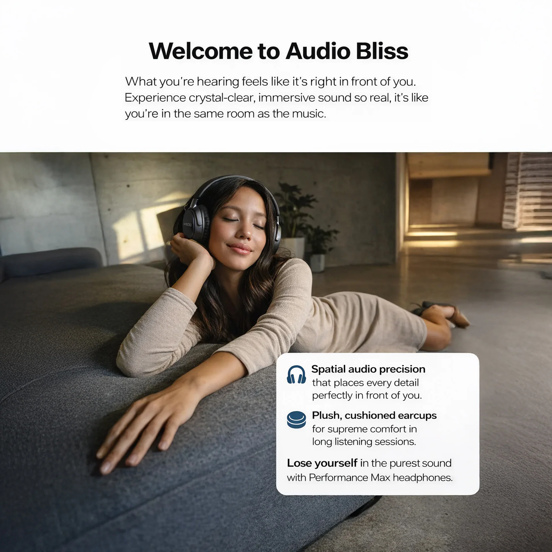PROMAX Active Noise Cancelling Headphones with Alexa Voice Control | 40H Battery Life | Premium Sound Quality - Image 13