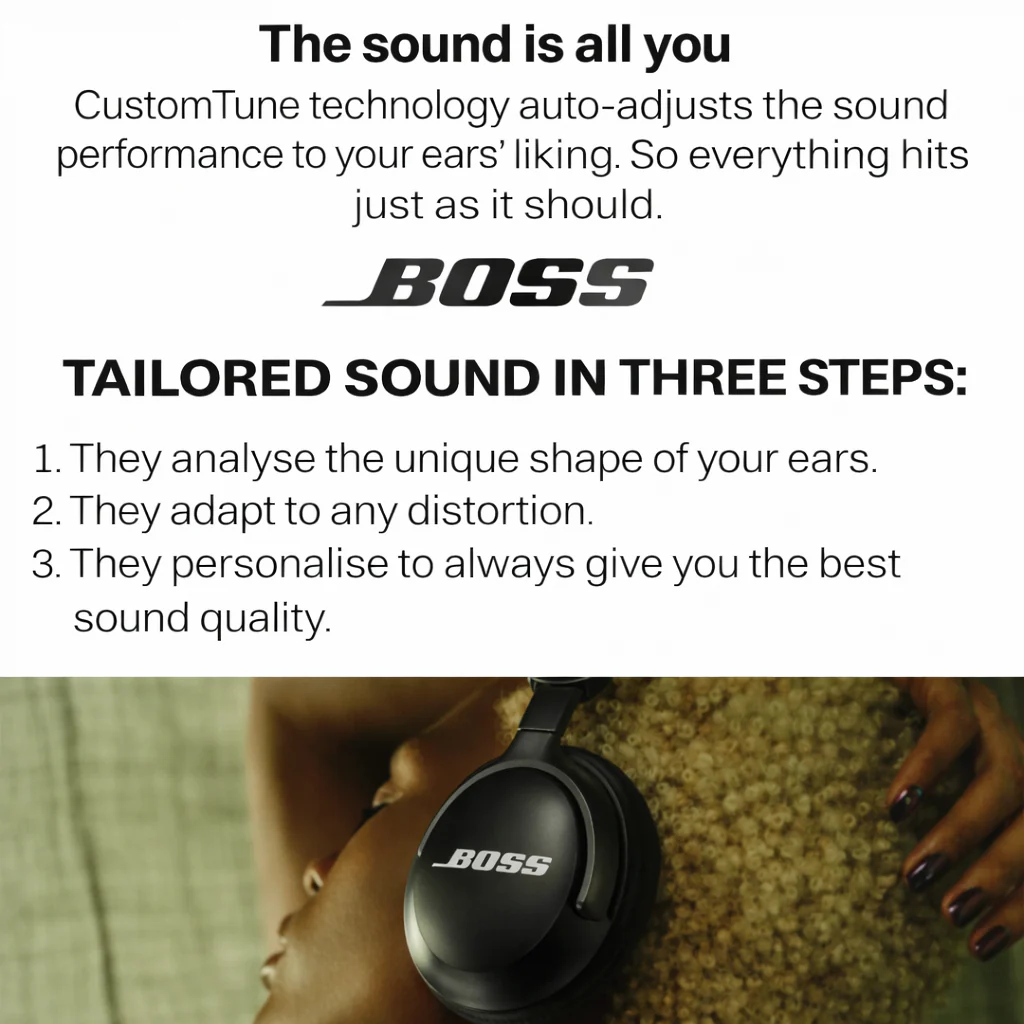Boss Active Noise Cancelling Headphones with Alexa Voice Control | 40H Battery Life | Premium Sound Quality - Image 18