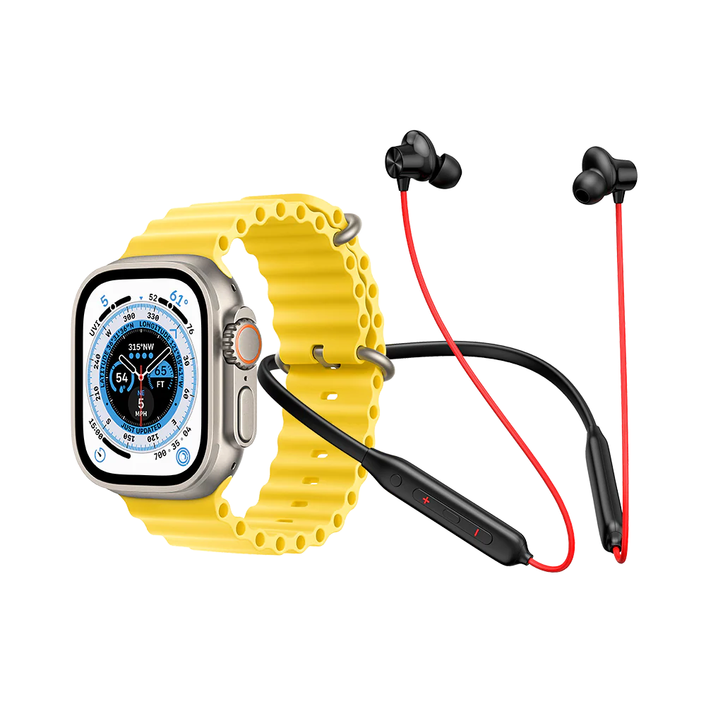 Ultra 2 Smartwatch & Z2 ENC Neckband Combo - Image 20