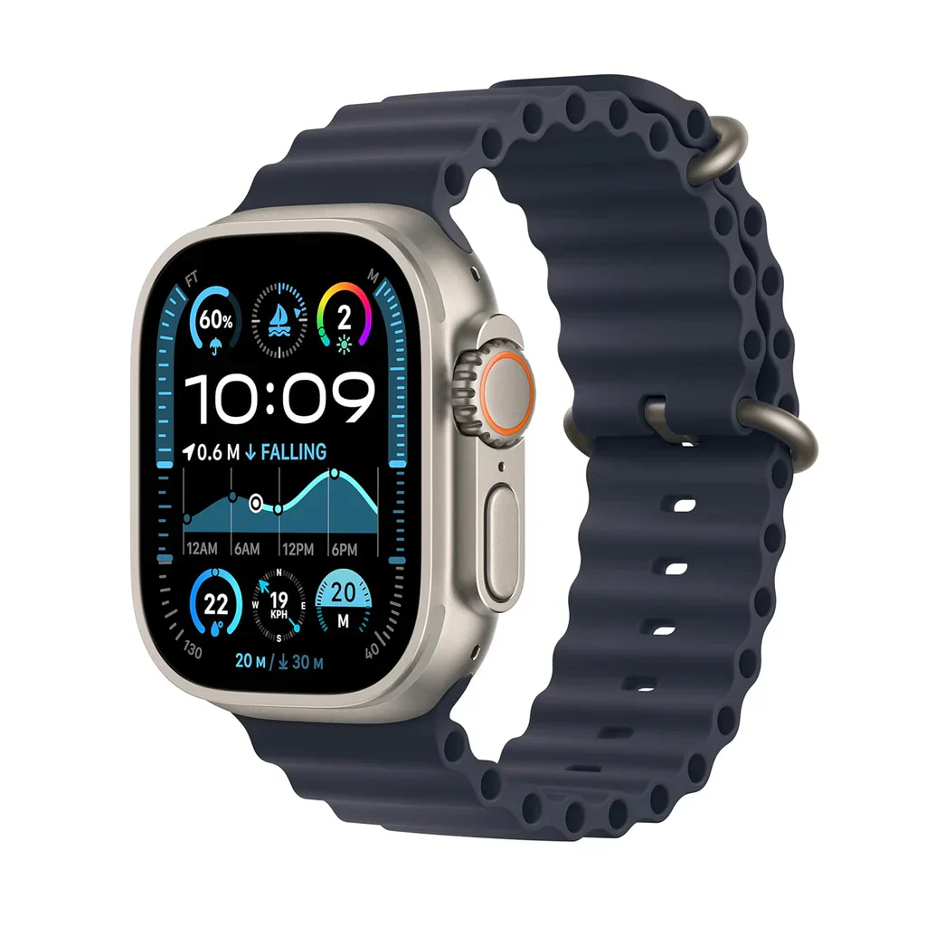 PRO ULTRA-2 GPS  Cellular 49mm Smartwatch, Sports Watch with Natural Titanium Case with Black Ocean Band- M/L. Fitness Tracker, Precision GPS, Action Button - Image 13